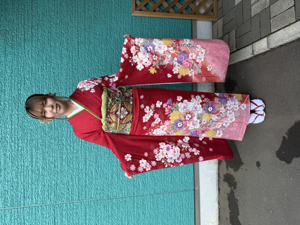 函館　レンタル衣裳　結婚式　振袖