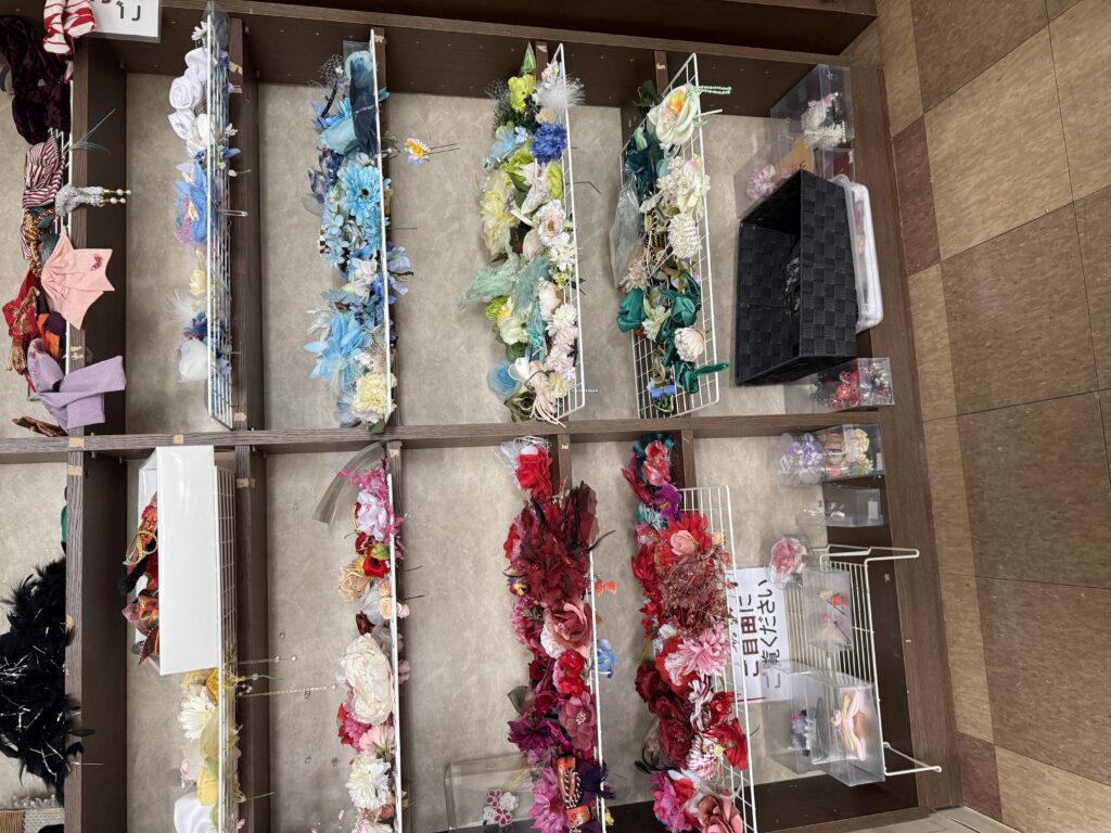 函館 レンタル衣裳 ヘアアクセサリー